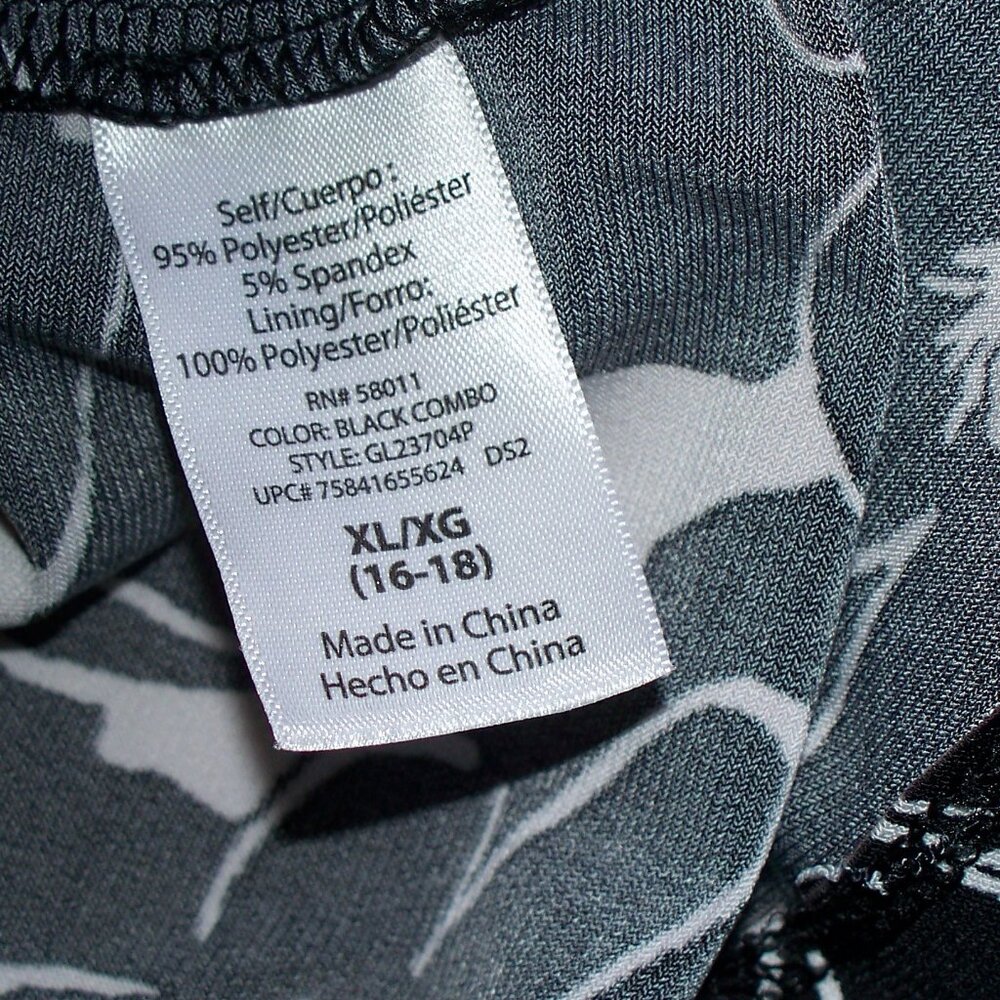 George XL Black and White dress - Picture 2 of 3
